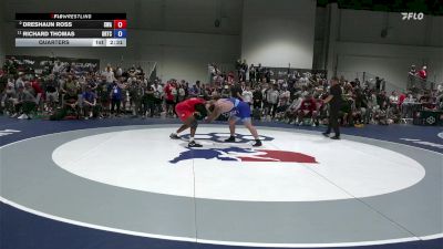 125 lbs Quarters - Dreshaun Ross, Sebolt Wrestling Academy vs Richard Thomas, Oklahoma Regional Training Center