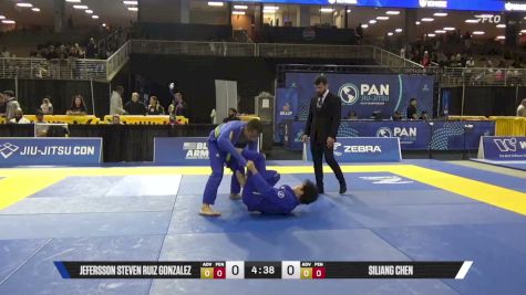 Siliang Chen vs Jefersson Steven Ruiz Gonzalez 2026 Pan Jiu Jitsu IBJJF Championship
