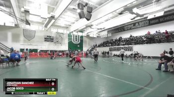 120 lbs Cons. Round 4 - Jacob Goco, Western vs Jonathan Sanchez, John Glenn