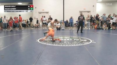 120 lbs Consi Of 4 - Denver Wolf, OK vs Julian Altiery, PA