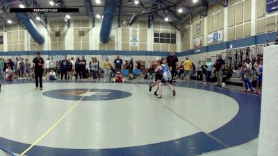 10U Boys FS - 84 lbs Champ. Round 3 - Xavier Badillo vs Reid Baas, Franklin Wrestling Club