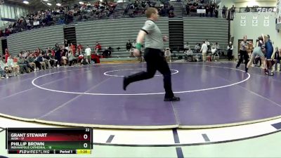 285 lbs Semis & 1st Wrestleback (8 Team) - Grant Stewart, Avon vs Phillip Brown, Indianapolis Cathedral