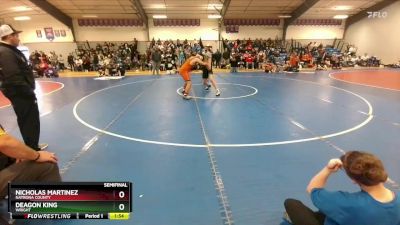 175B Semifinal - Deagon King, Wright vs Nicholas Martinez, Natrona County