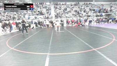 76 kg Quarters - Naomi Simon, Iowa Womens Wrestling Club vs Kathryn Hingano, Raider Wrestling Club
