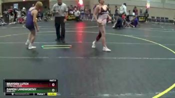 112 lbs Round 5 - Damon Langworthy, Reed City vs Brayden Lutch, Metro All-Stars