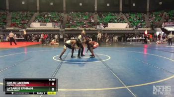 6A 165 lbs Champ. Round 1 - La`Garius Ephraim, Pinson Valley vs Jaylen Jackson, Central Tuscaloosa