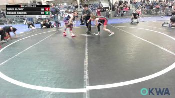 75-80 lbs Rr Rnd 2 - Breea Florez, HURRICANE WRESTLING ACADEMY vs Brinlee Brooks, SEO Wrestling Club