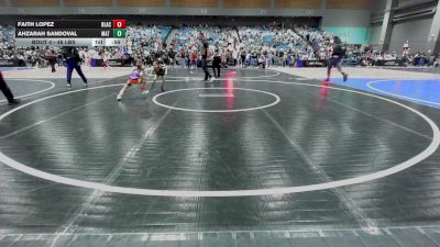 46 lbs Round Of 16 - Faith Lopez, Black Fox Academy vs Ahzarah Sandoval, MAT MECHANICS