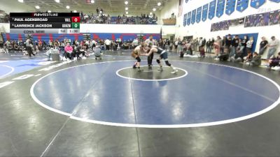 165 lbs Cons. Semi - Paul Agenbroad, Vallivue vs Lawrence Jackson, Gonzaga Prep