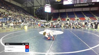 132 lbs Rnd Of 64 - Joaquin Chacon, AZ vs Utah Heady, KY