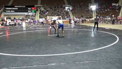 5A 157 lbs Quarterfinal - Carl Bell, Beauregard HS vs Esmer Bravo, Valley High School