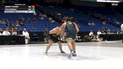 285 lbs 2nd Wrestleback (16 Team) - Taye Ghadiali, Michigan vs Jarrett Stoner, Missouri