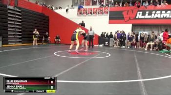190 lbs Quarterfinal - Ellie Fangman, Independence vs Jenna Small, Center Point-Urbana