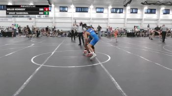 120 lbs Cons. Round 2 - Willis Kennedy, SHWA vs Ziggy Sandobal, Rough House Wrestling Club