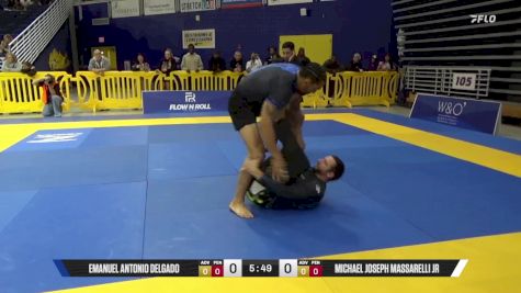 Michael Joseph Massarelli Jr vs Emanuel Antonio Delgado 2025 Pan IBJJF Jiu-Jitsu No-Gi Championship