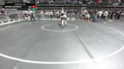 100 lbs Consi Of 4 - Michael McGuigan, Clearview vs Jake Baginski, Montville