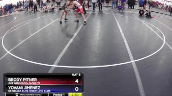 113 lbs Round 2 - Brody Pitner, 308 Wrestling Academy vs Yovani Jimenez, Nebraska Elite Wrestling Club