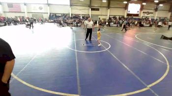 52 lbs Quarterfinal - Rudy Mcallister, New Mexico Bad Boyz vs Jeremiah Rosales, Grindhouse WC