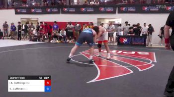 125 kg Quarterfinal - Aydin Guttridge, Tar Heel Wrestling Club vs Luke Luffman, Illinois Regional Training Center/Illini WC