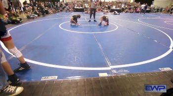 59 lbs Consolation - Coleson Cogar, North DeSoto Wrestling Academy vs Emma Giganti, Fort Polk Wrestling Club