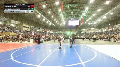 120 lbs Round Of 32 - Samuel Munoz, Fort Lupton Middle School vs Jaxon Bohlander, Steel City Reloaded WC
