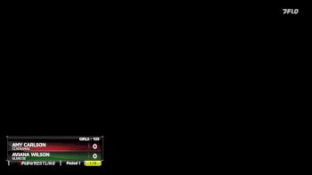 105 lbs 1st Place Match - Amy Carlson, Clackamas vs Aviana Wilson, Glencoe