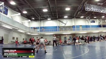 125 lbs Cons. Round 2 - Seth Onweiler, Southwestern Michigan vs Loren Semler, Carthage College