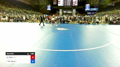 165 lbs Rnd Of 64 - Ayden Stier, MN vs Malakai Davis, IL