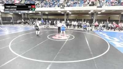 215 lbs Champ. Round 2 - Finn Loomis, Wauconda vs Jake Luedtke, Lincolnway East