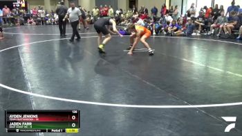 126 lbs Round 3 (6 Team) - Ayden Jenkins, Team Chattanooga vs Jaden Farr, Gulf Coast WC