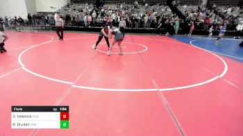 165 lbs Final - Denise Valencia, Spazz Wrestling vs Rebecca Dryden, Kingsway