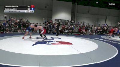 97 lbs Cons. Round 4 - Soren Herzog, Colorado vs Evan Grazzini, Knights RTC