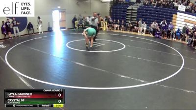 130 lbs. Champ. Round 2 - Crystal Ni, Rock Bridge vs Layla Gardner, Lafayette (Wildwood)