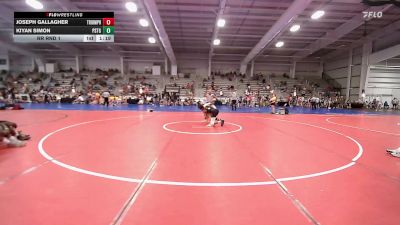 120 lbs Rr Rnd 1 - Joseph Gallagher, Triumph Blue vs Kiyan Simon, Prestige Worldwide