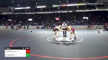 152 lbs Quarterfinal - Gabe Hawthorne, White River vs Seth Dawkins, Orting