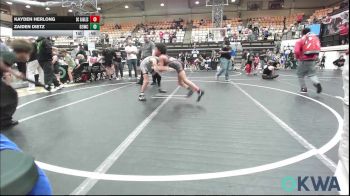 73-76 lbs Rr Rnd 5 - Kayden Herlong, Del City Little League Wrestling vs Zaiden Dietz, D3 Wrestling Cluib
