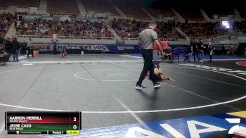 D4-120 lbs Cons. Round 2 - Aarron Merrill, Round Valley vs Jesse Caso, Blue Ridge