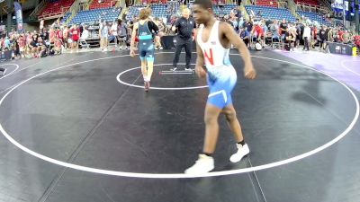 132 lbs Cons 64 #2 - Elliott Crews, VA vs Utah Heady, KY