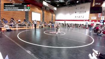 100 lbs Quarterfinal - Ellie Bouzis, Campbell County vs Michelle Henman, Kelly Walsh