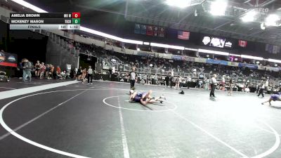 136 lbs Final - Amelia Brown, MO West Championship WC vs McKenzy Mason, Tech Fall Elite