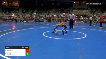 55 lbs Prelims - Dalton Paul, Maize WC vs Nico Emili, Redhawk