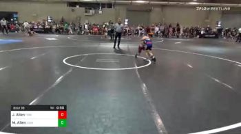 46 lbs Consolation - Jackson Allen, Toss Em Up vs Mason Allen, Toss Em Up