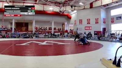 157 lbs Quarterfinal - Thomas Wagner, Case Western Reserve vs Rhenzo Augusto, Elmhurst University