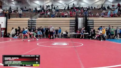 126 lbs Champ. Round 2 - Daniel Garcia, Perry Meridian vs Carter Gregory, Yorktown Wrestling Club