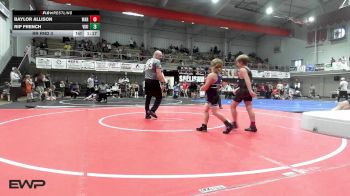 90 lbs Rr Rnd 3 - Baylor Allison, Warner Eagles Youth Wrestling vs Rip French, Viking Wrestling Club