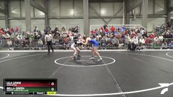 136 lbs Cons. Round 3 - Bella Green, Wichita Wrestling Club vs Lila Lewis, Manhattan