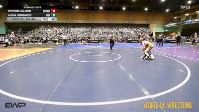 105 lbs Consi Of 8 #2 - Raylene Allison, Sweet Home vs Alivia Lombardo, Middleton Wrestling Club