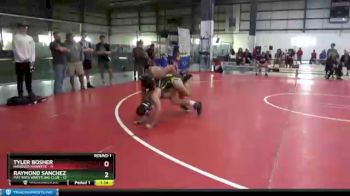 132 lbs Round 1 (6 Team) - Raymond Sanchez, MAT RATS WRESTLING CLUB vs Tyler Bosher, HANOVER HAWKEYE