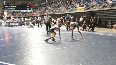 89 lbs Consy 1 - Brayden Bard, Chartiers-Houston vs Clark Julius, South Fayette