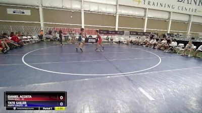 157 lbs Placement Matches (8 Team) - Daniel Acosta, Texas Gold vs Tate Sailer, North Dakota